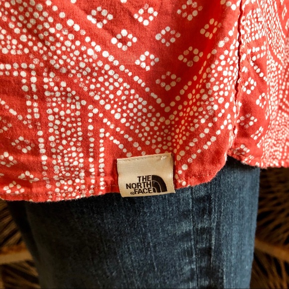 THE NORTH FACE Barilles Button Tank Top Orange Med - Picture 7 of 15